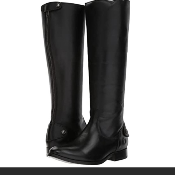 Frye Shoes - Frye 🍁NIB🍁Extended Calf Melissa Button Back ZIP